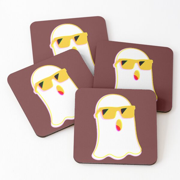 Item preview, Kawaii Ghost with Glasses | Spooky Cute Minimalist Halloween designed and sold by AstronautMerch.