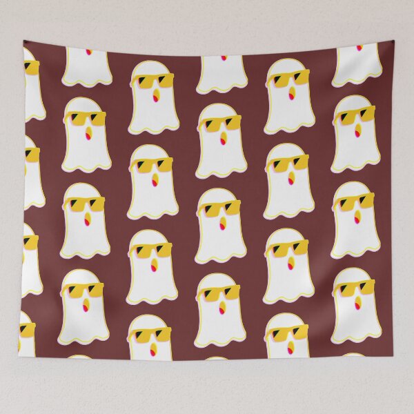 Item preview, Kawaii Ghost with Glasses | Spooky Cute Minimalist Halloween designed and sold by AstronautMerch.