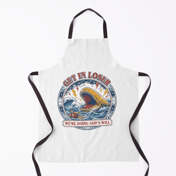Item preview, Get In Loser We're Doing God's Will Whale designed and sold by SiarheiYur.