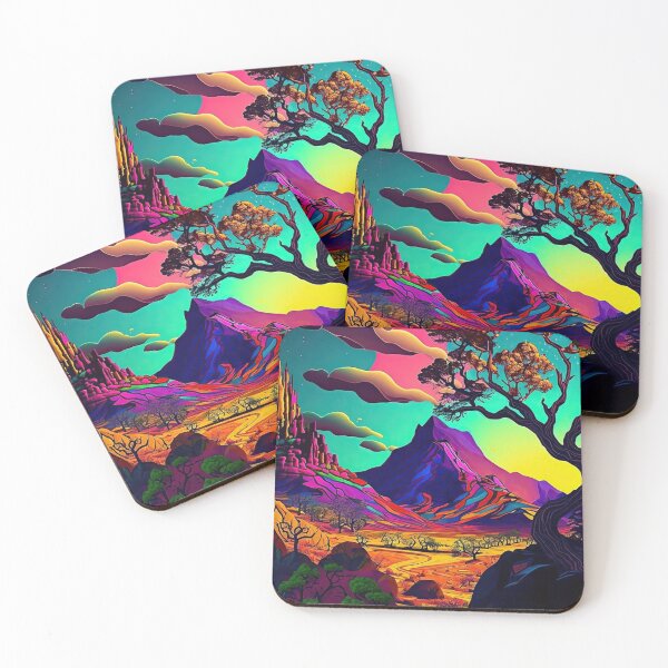 Item preview, Psychedelic Valley Sunset designed and sold by PsycheValley.