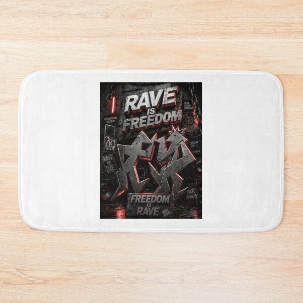 Item preview, Rave is freedom ,freedom is rave designed and sold by DAX4ART.