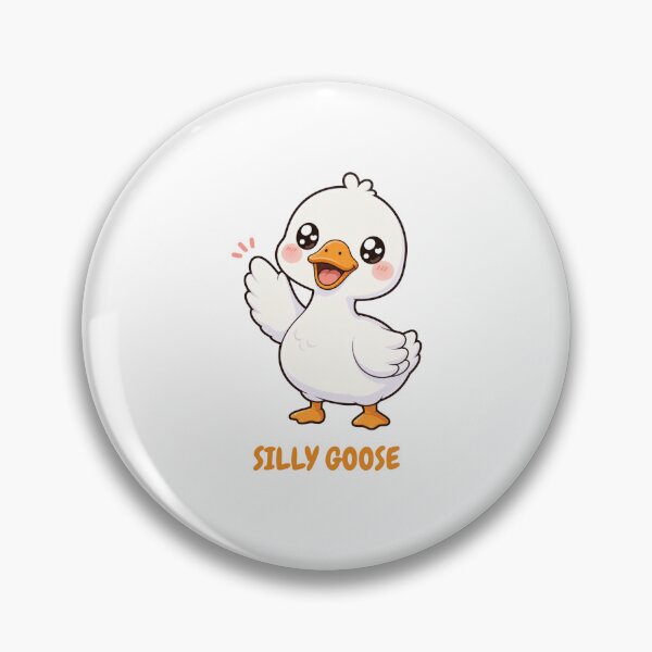 Item preview, Silly Goose Cute Silly Kawaii Goose designed and sold by BoosterShop.