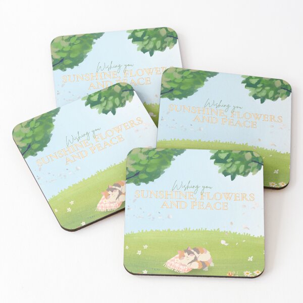Item preview, Cozy Cat in a Summer Meadow designed and sold by Dreamy Doodle Loots.