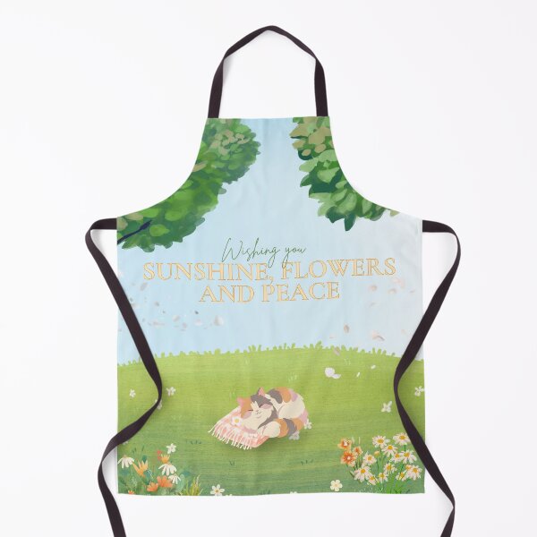 Item preview, Cozy Cat in a Summer Meadow designed and sold by Dreamy Doodle Loots.