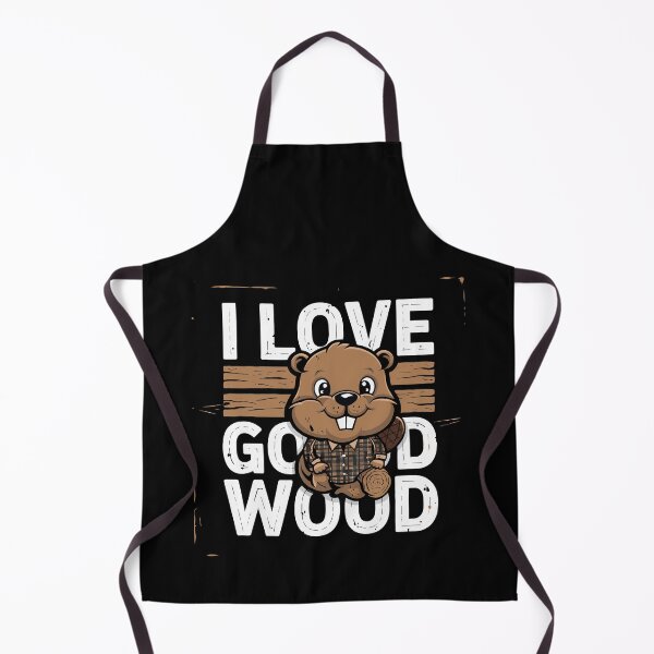 Item preview, I Love Good Wood Funny Beaver Lumberjack Humor For Carpenters And Woodworkers designed and sold by yoddel.