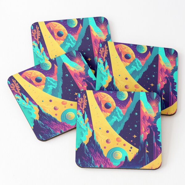 Item preview, Cosmic Geometric Peaks designed and sold by PsycheValley.
