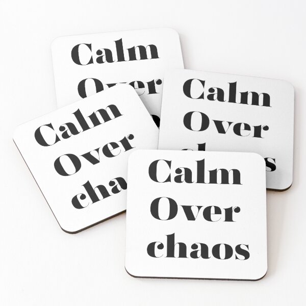 Item preview, Calm Over Chaos Aesthetic Slow Living Meditation Gift designed and sold by FarazDesign110.