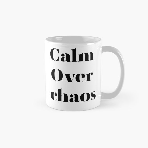 Item preview, Calm Over Chaos Aesthetic Slow Living Meditation Gift designed and sold by FarazDesign110.