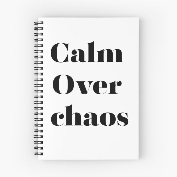 Item preview, Calm Over Chaos Aesthetic Slow Living Meditation Gift designed and sold by FarazDesign110.