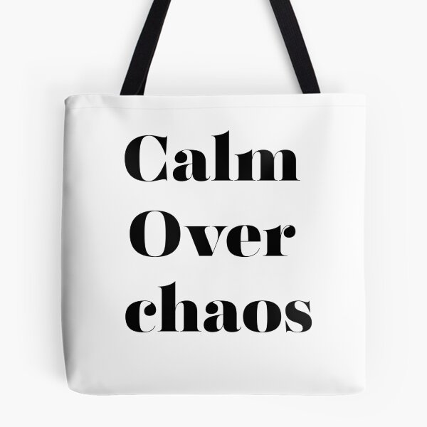 Item preview, Calm Over Chaos Aesthetic Slow Living Meditation Gift designed and sold by FarazDesign110.