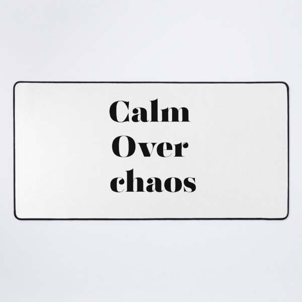 Item preview, Calm Over Chaos Aesthetic Slow Living Meditation Gift designed and sold by FarazDesign110.
