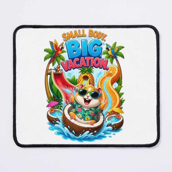 Item preview, Small Body Big Vacation Hamster designed and sold by Sovereign Supply Co..