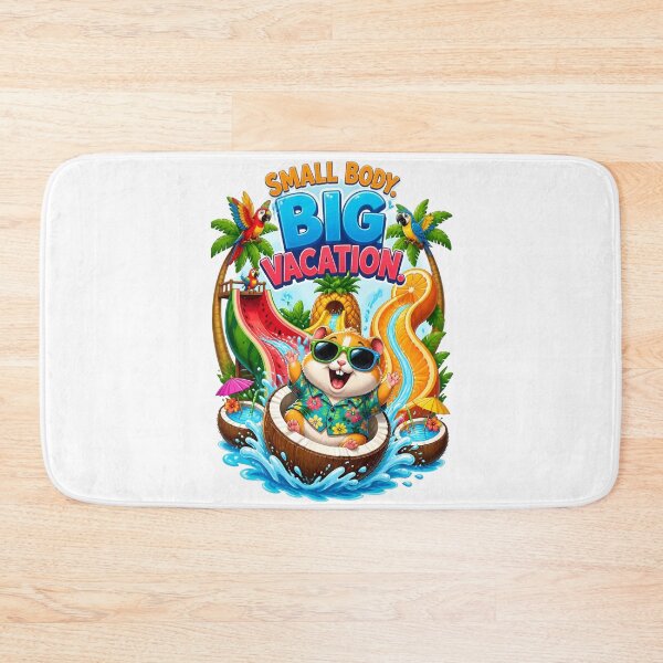 Item preview, Small Body Big Vacation Hamster designed and sold by Sovereign Supply Co..