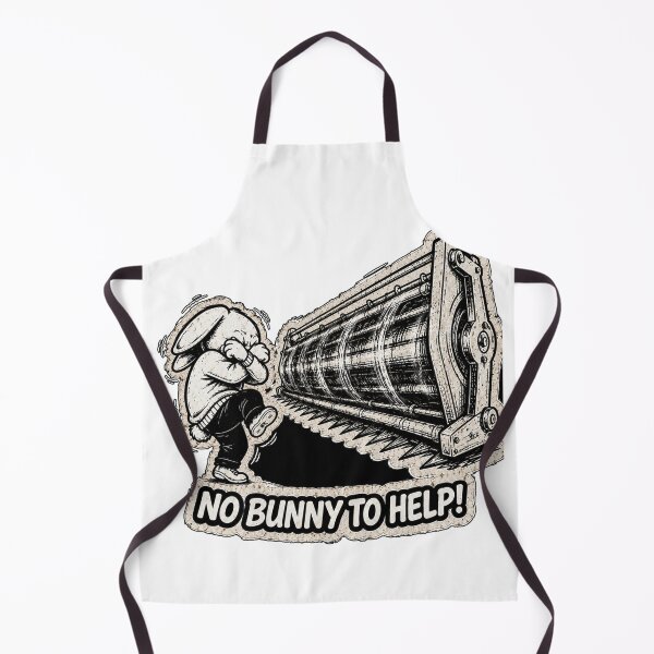 Item preview, No Bunny To Help! – Funny Moving Bunny Sticker, T-Shirt & Hoodie designed and sold by bunnymode.