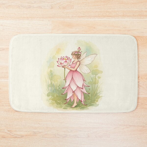 Item preview, Ethereal Lotus Flower Fairy in Soft Pink designed and sold by Pasteltone.