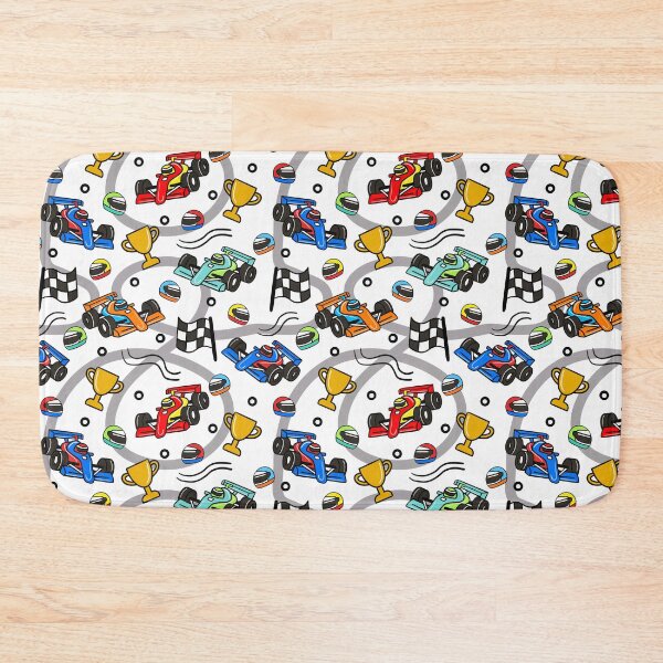 Item preview, Race Cars Racing Track Kids Pattern designed and sold by CI Creative Design LLC.