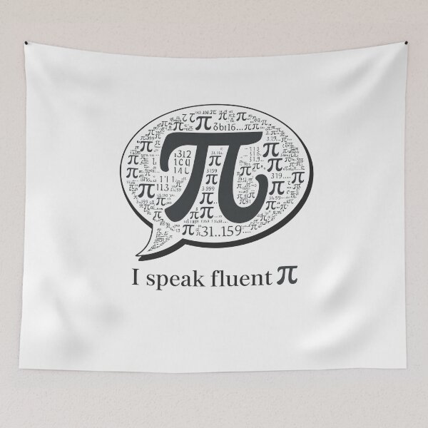 Item preview, I Speak Fluent Pi I Speak Fluent π Math Nerd Humor For Pi Day And Math Lovers designed and sold by yoddel.
