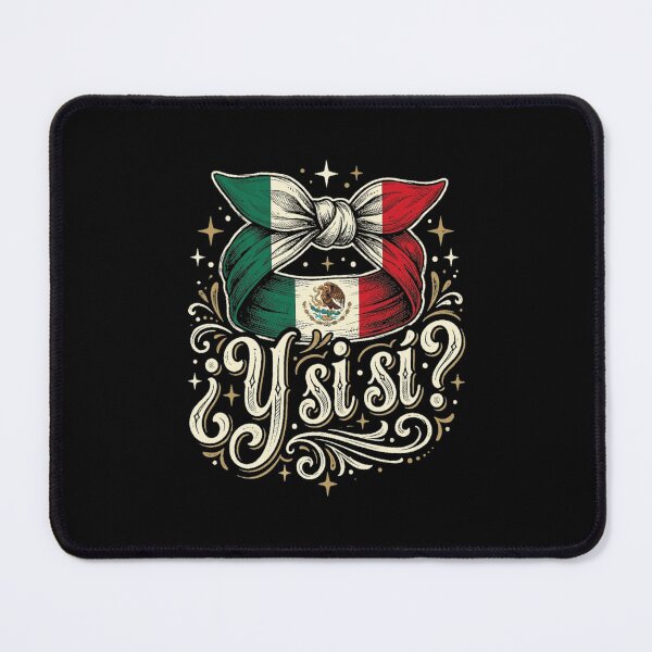 Item preview, Y Si Si Mexican Flag Ribbon Headband Retro Hispanic Pride Quote Aesthetic designed and sold by PhocoNibict.