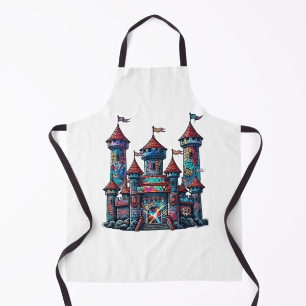Item preview, Gothic Graffiti Castle Urban Street Art Cel-Shaded designed and sold by Dzblack.