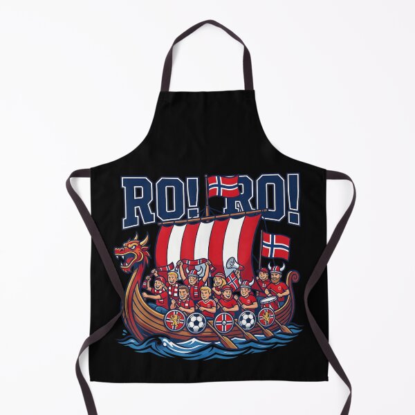 Item preview, Ro Ro Norway Viking Longship Football Fans Supporters Red Sea Voyage Illustration designed and sold by PhocoNibict.