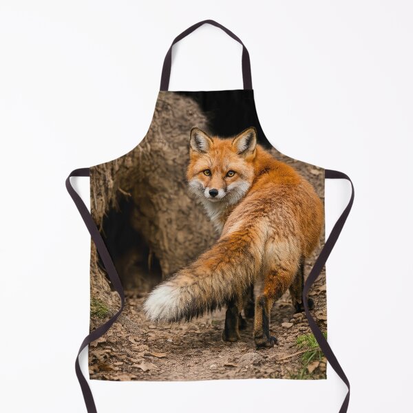Item preview, Red Fox Walking to Its Den – Realistic Wildlife Art designed and sold by SmikiM.