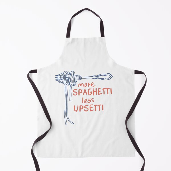 Item preview, More Spaghetti Less Upsetti Funny Pasta Quote designed and sold by SiarheiYur.