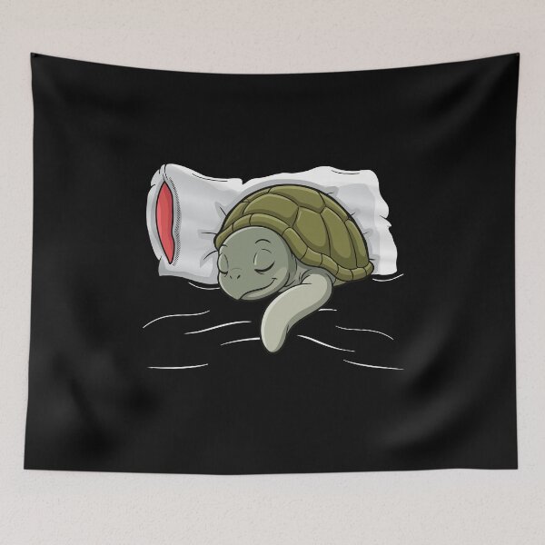 Item preview, Cute Sleeping Sea Turtle Lover Kids Animals Sea Turtle designed and sold by DSWShirts.