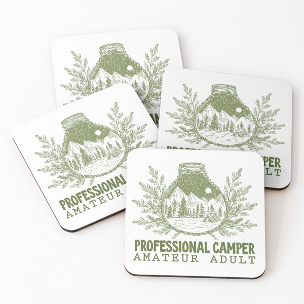 Item preview, Professional Camper Amateur Adult - Funny Vintage Camping Humor designed and sold by the-Z3nith.