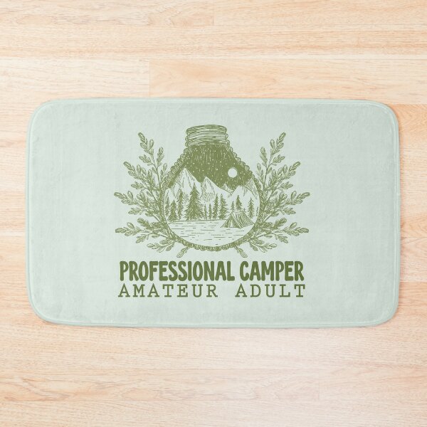 Item preview, Professional Camper Amateur Adult - Funny Vintage Camping Humor designed and sold by the-Z3nith.