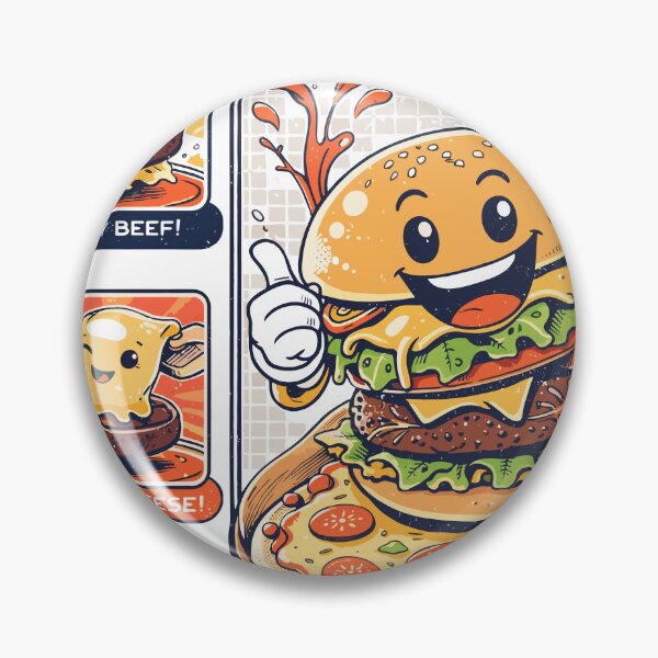 Item preview, It's Hamburger Time! designed and sold by Matinez Pink.