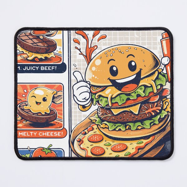 Item preview, It's Hamburger Time! designed and sold by Matinez Pink.