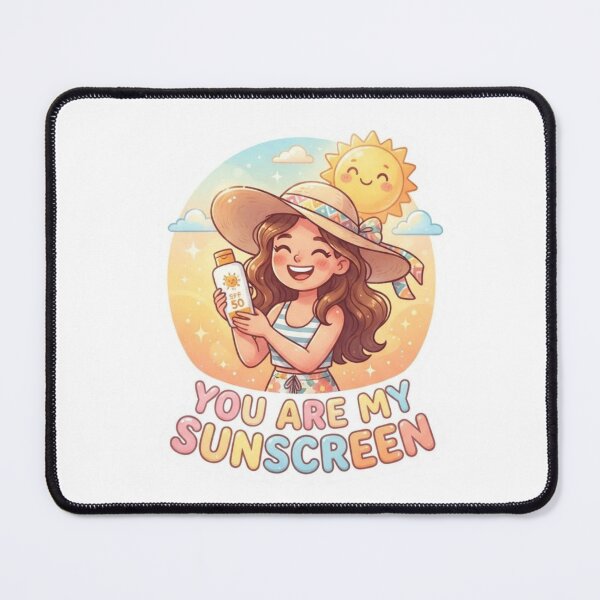 Item preview, You Are My Sunscreen Summer Sticker designed and sold by Imaginarium of Chaos falcon88 .