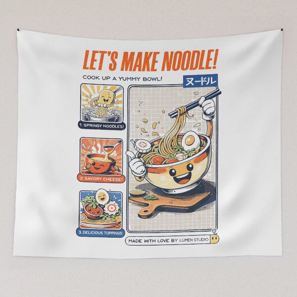 Item preview, Let's Make Noodle! designed and sold by Matinez Pink.