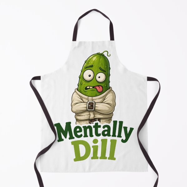 Item preview, Mentally Dill Pickle Pun designed and sold by aistrokeofart.