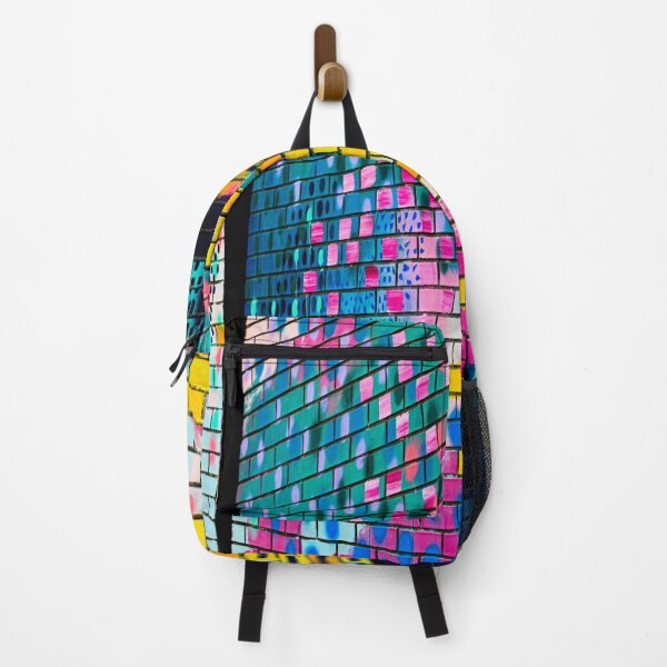 Item preview, Vibrant Abstract Painted Brick Wall Shadows designed and sold by Amitphotos.