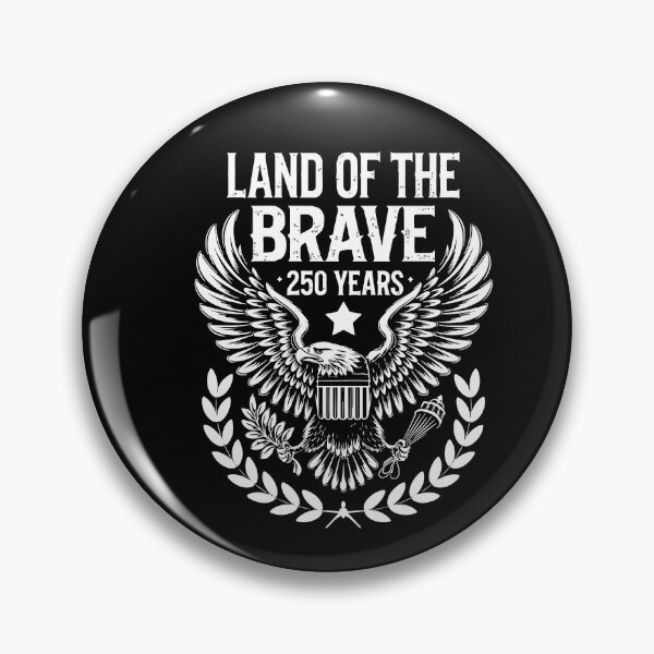 Item preview, Land Of The Brave 250 Years American Eagle Patriotic USA 250th Anniversary designed and sold by yoddel.