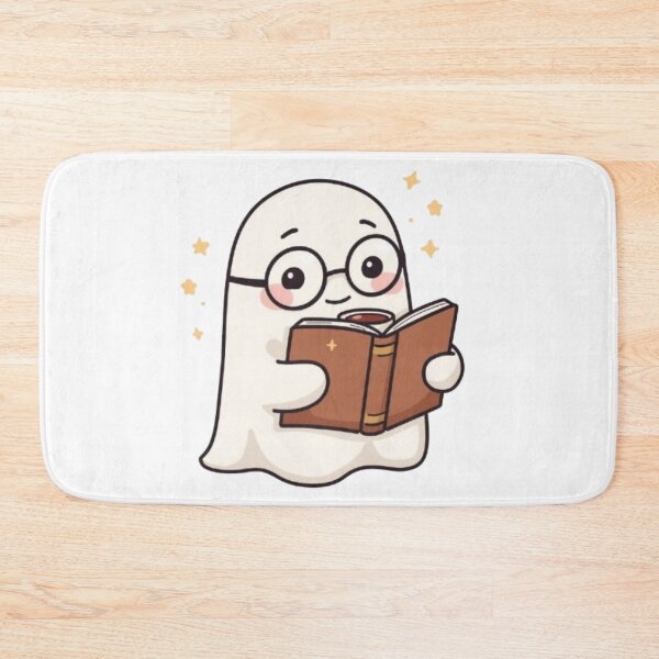 Item preview, Cute Ghost Reading Book Kawaii Sticker | Cozy Book Lover Ghost designed and sold by Stylestickers55.