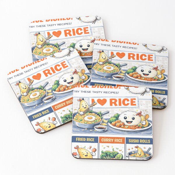 Item preview, Let's Make Rice Dishes! designed and sold by Matinez Pink.