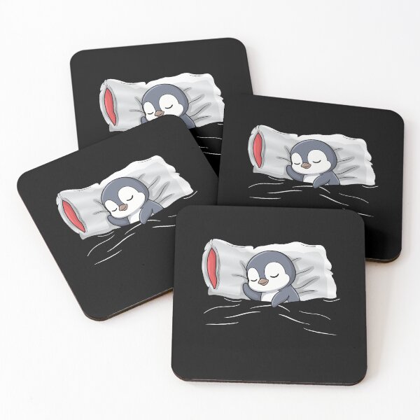 Aperçu de l'œuvre Adorable pingouin endormi, amoureux des enfants, pingouin de l'Antarctique créée et vendue par DSWShirts.