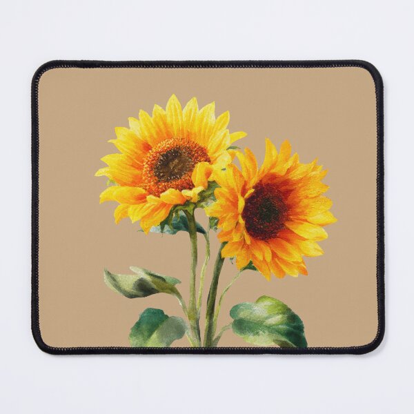 Item preview, Vintage Sunflower Watercolor Illustration | Bright Botanical Floral Art designed and sold by StudiobyTara.