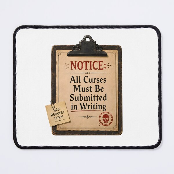 Item preview, All Curses Must Be Submitted in Writing designed and sold by aistrokeofart.
