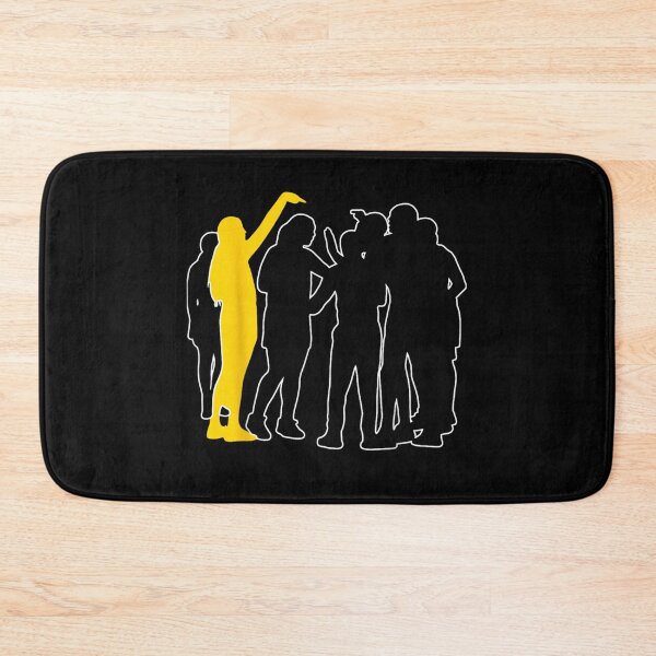 Item preview, Yellow Leader Standing Out From Crowd Silhouette Teamwork Leadership Concept Art designed and sold by NgumohaLanke.