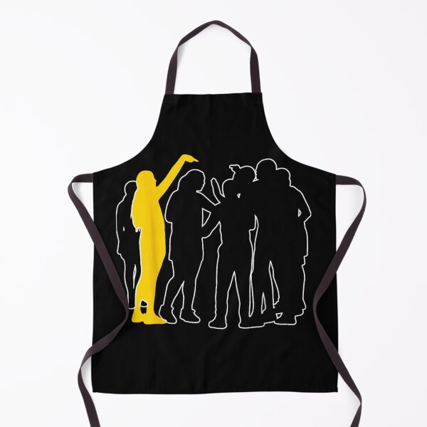 Item preview, Yellow Leader Standing Out From Crowd Silhouette Teamwork Leadership Concept Art designed and sold by NgumohaLanke.