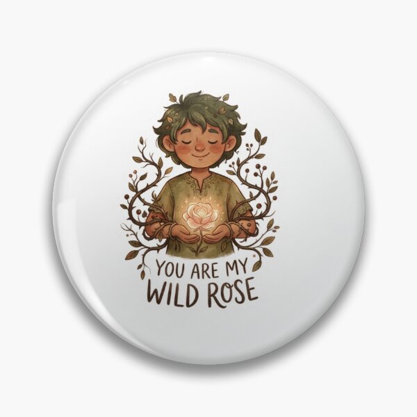 Item preview, You Are My Wild Rose Sticker Souvenir Summer Edition designed and sold by Imaginarium of Chaos falcon88 .