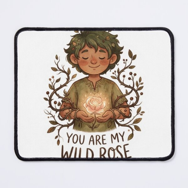 Item preview, You Are My Wild Rose Sticker designed and sold by Imaginarium of Chaos falcon88 .