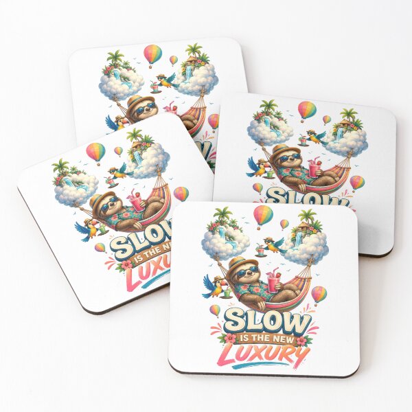 Item preview, Slow Is The New Luxury Sloth designed and sold by Sovereign Supply Co..