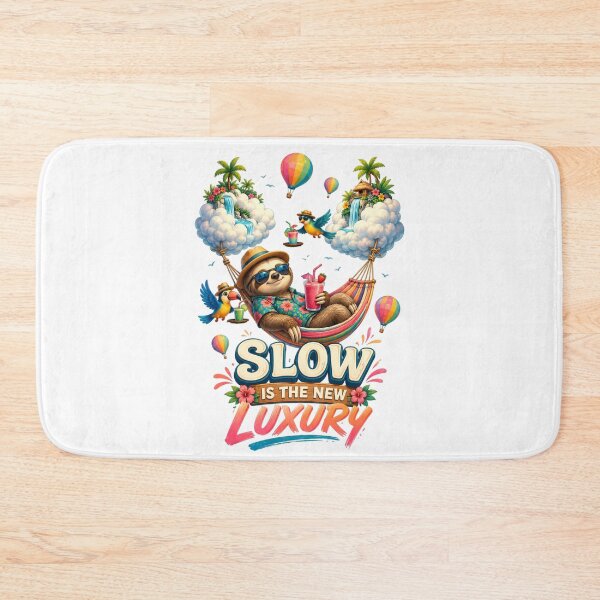 Item preview, Slow Is The New Luxury Sloth designed and sold by Sovereign Supply Co..