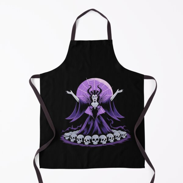 Item preview, Dark Sorceress Queen With Skulls And Purple Moon Gothic Halloween Witch designed and sold by yoddel.