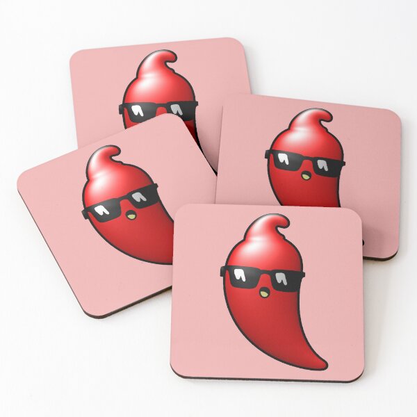 Artikelvorschau, Kawaii-Chili mit Brille | Coole, gruselige, süße rote Chili entworfen und verkauft von AstronautMerch.