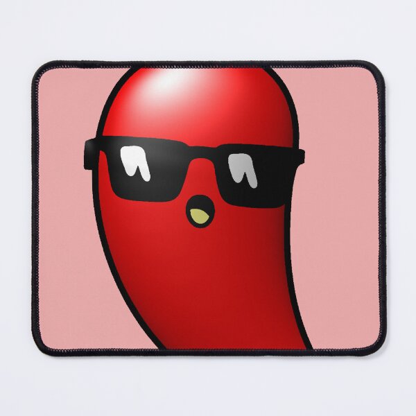 Item preview, Kawaii Spicy Chili Pepper with Glasses | Cool Spooky Cute Red Chili designed and sold by AstronautMerch.